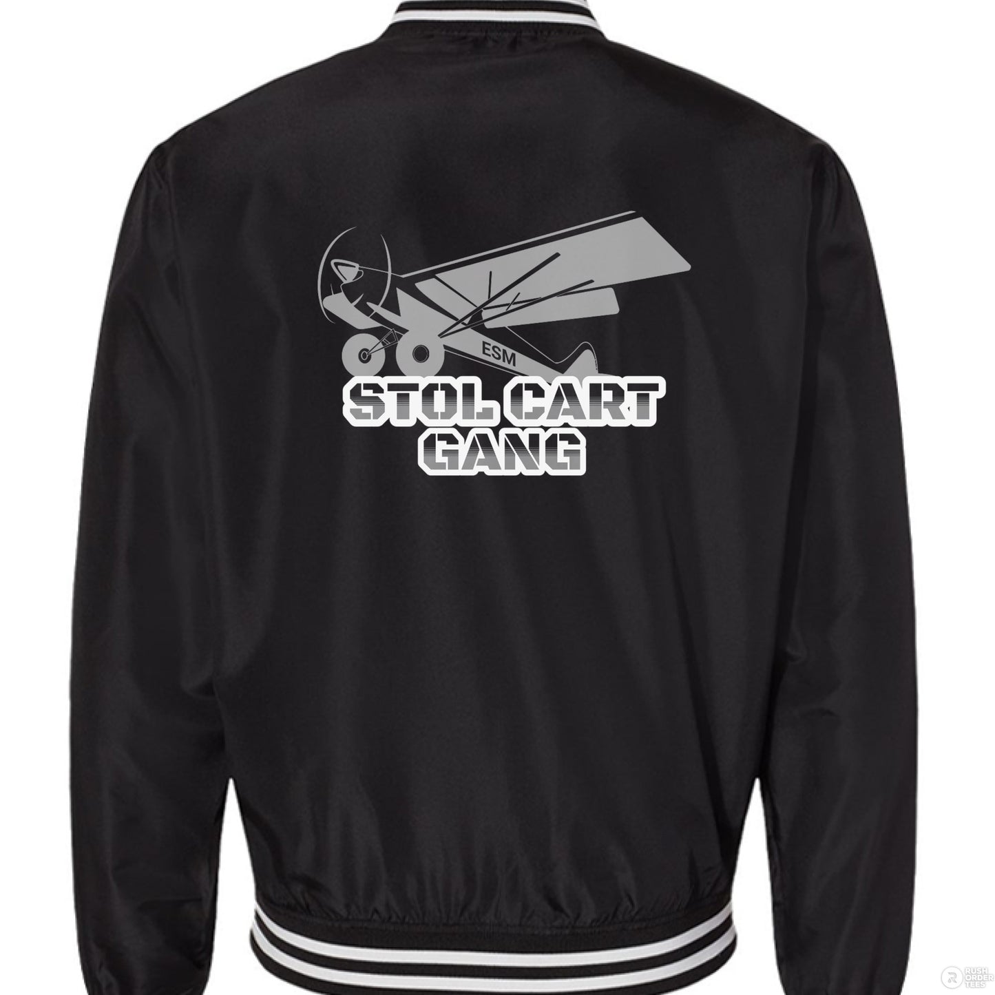Black/ White Stripe - BACK