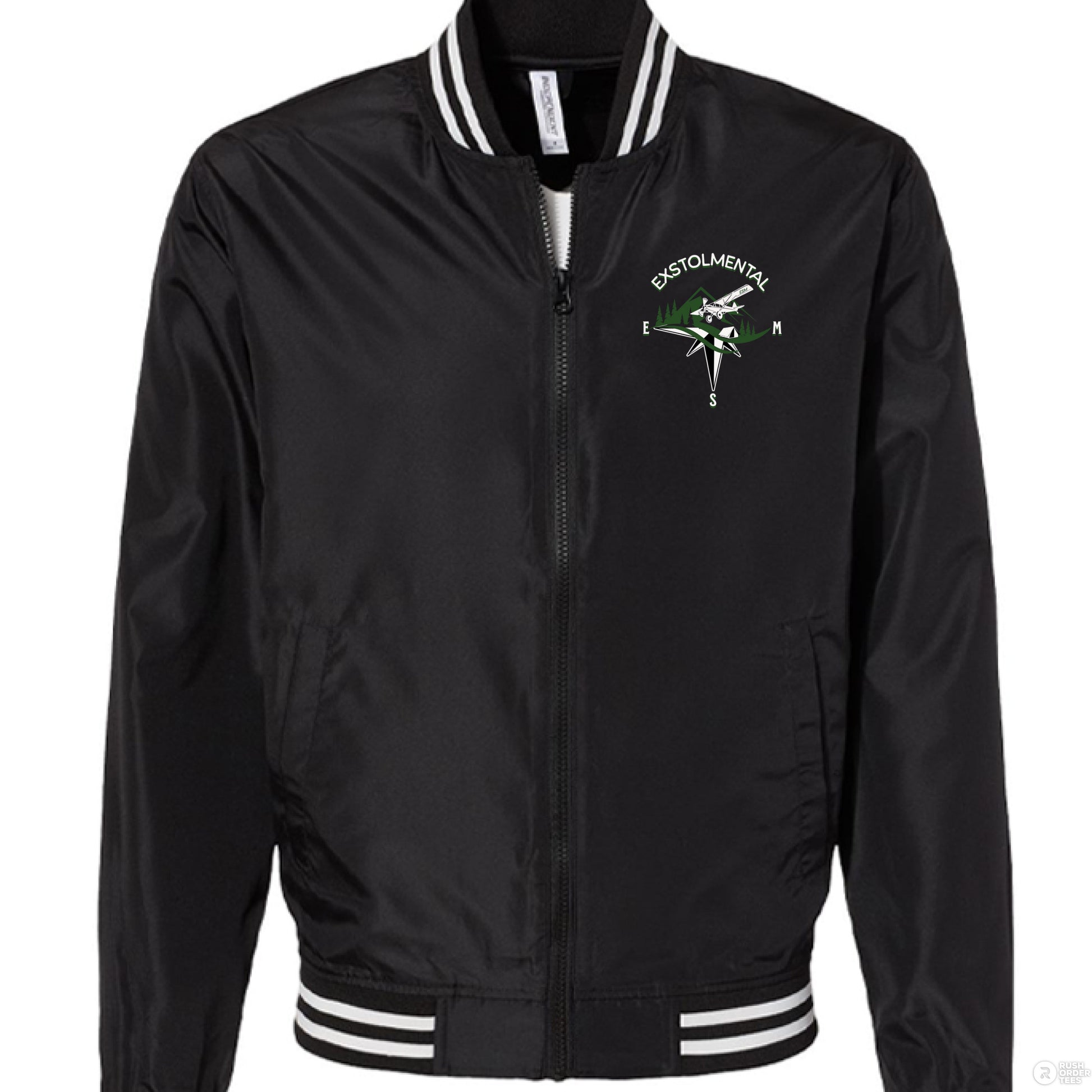 Black/ White Stripe - FRONT